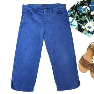 NYDJ Blue Ankle Cropped Jeans